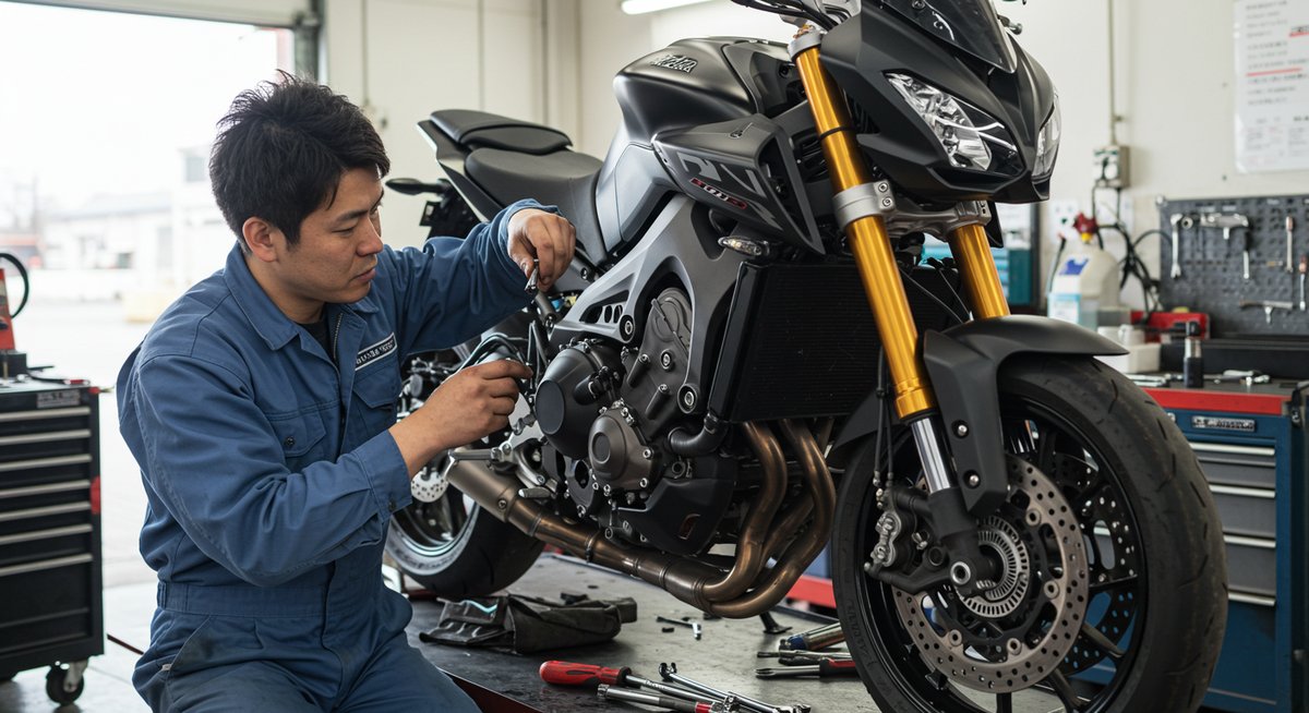 バイクのフロント フォーク