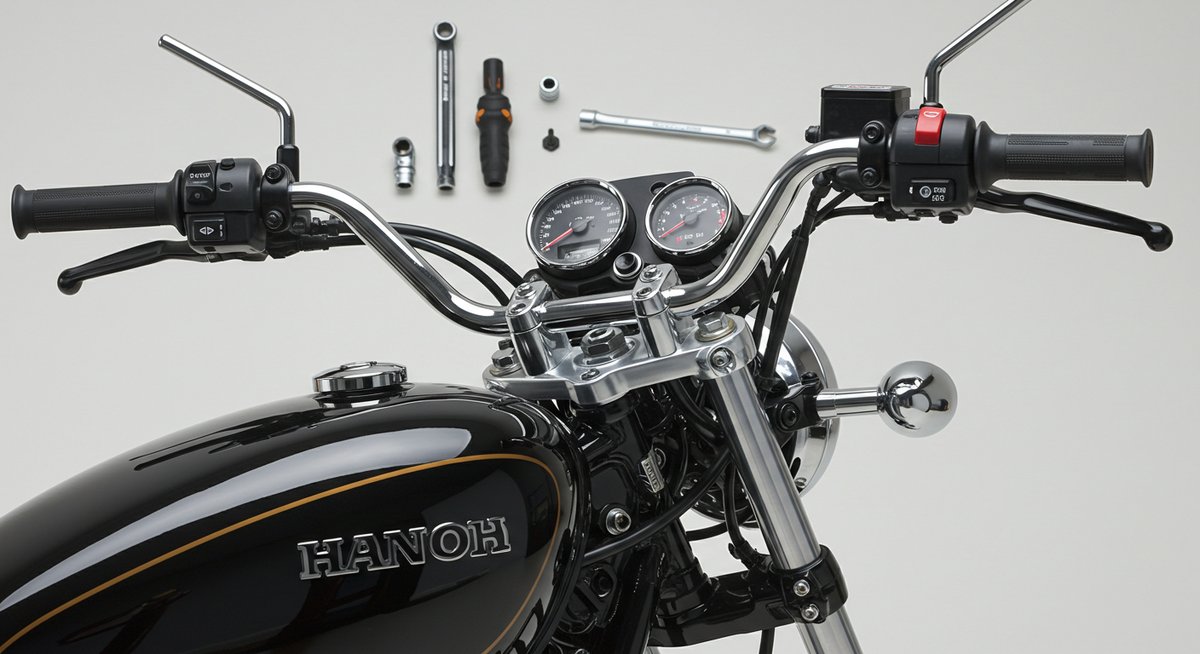 sr 400 ハンドル アップ
