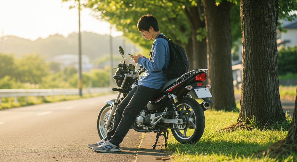大 学生 バイク