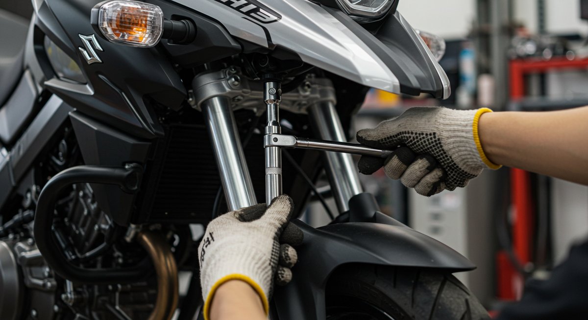 v ストローム 250 くちばし 外す
