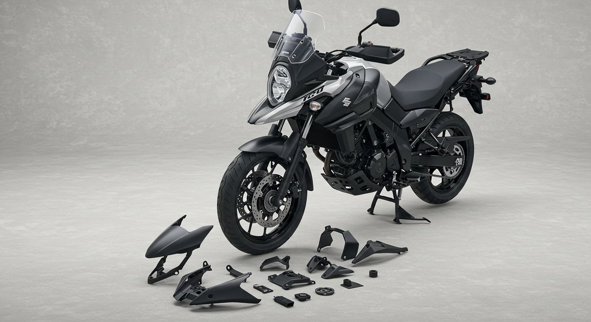 v ストローム 250 くちばし 外す
