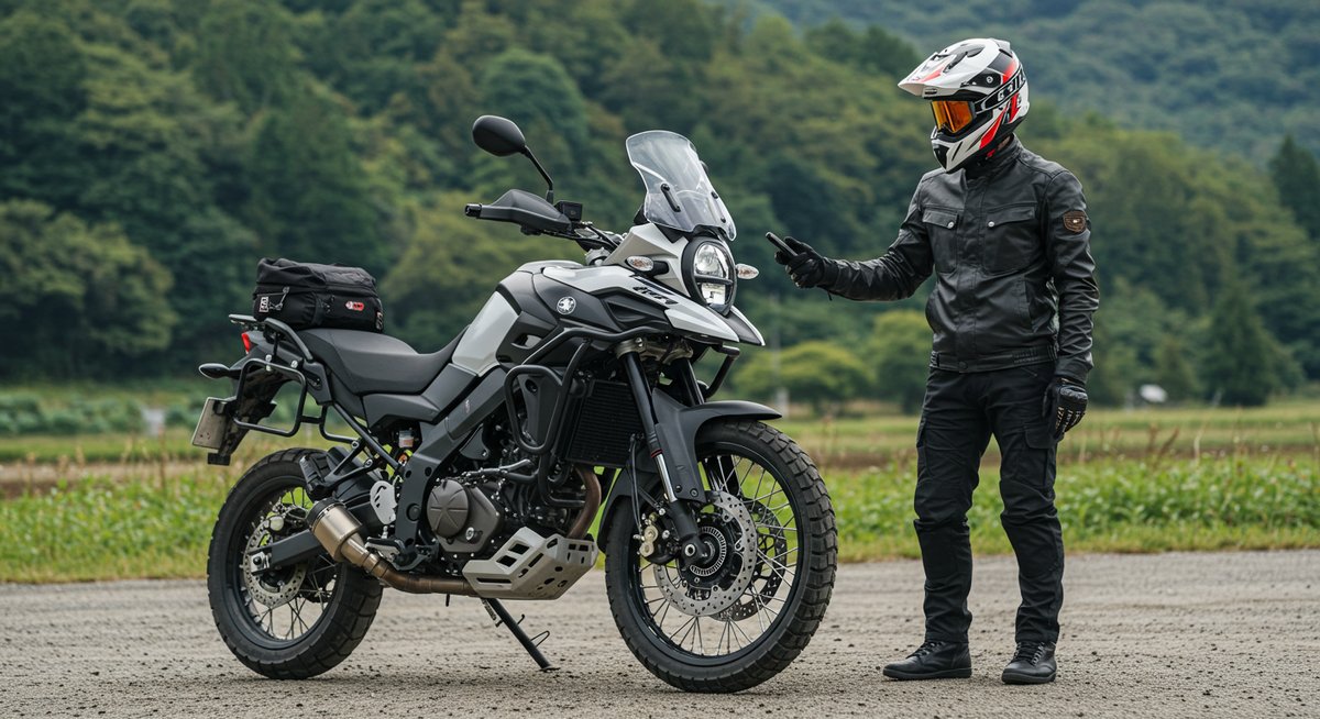 v ストローム 250 くちばし 外す